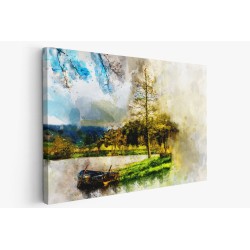 Картина на Езерен пейзаж - k3140149 -PAGAGAL