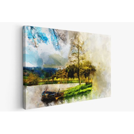 Картина на Езерен пейзаж - k3140149 -PAGAGAL