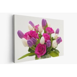 Картина на Букет от рози и лалета - k3158348 -PAGAGAL