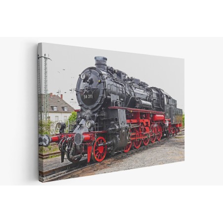 Картина на Черен парен локомотив - k3194635 -PAGAGAL