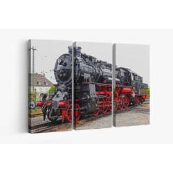 Картина на Черен парен локомотив - k3194635 -PAGAGAL