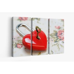 Картина на Сърце с ключе - k3198592 -PAGAGAL