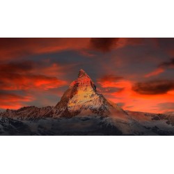 Картина на Огнен Матерхорн - k862870 -PAGAGAL